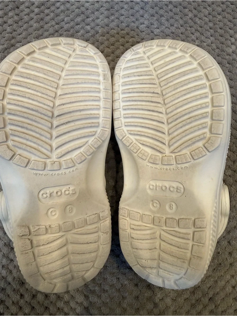 Crocs Classic Clog - Toddler - White 8 Unisex